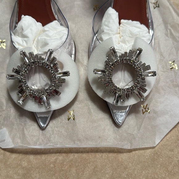 Amina Muaddi Begum Classic Sling 95mm - Picture 2 of 7